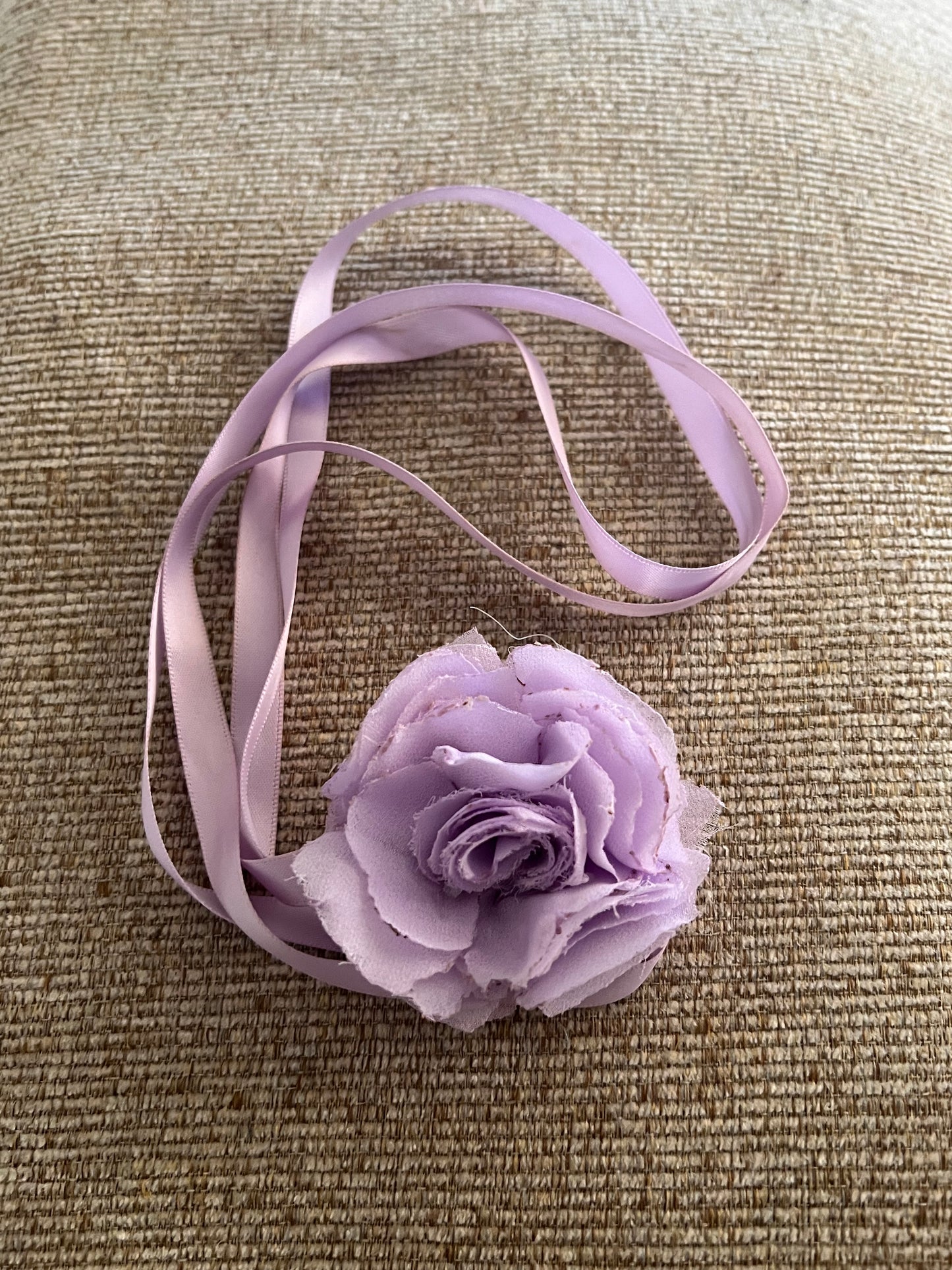 Lavender Rose Choker