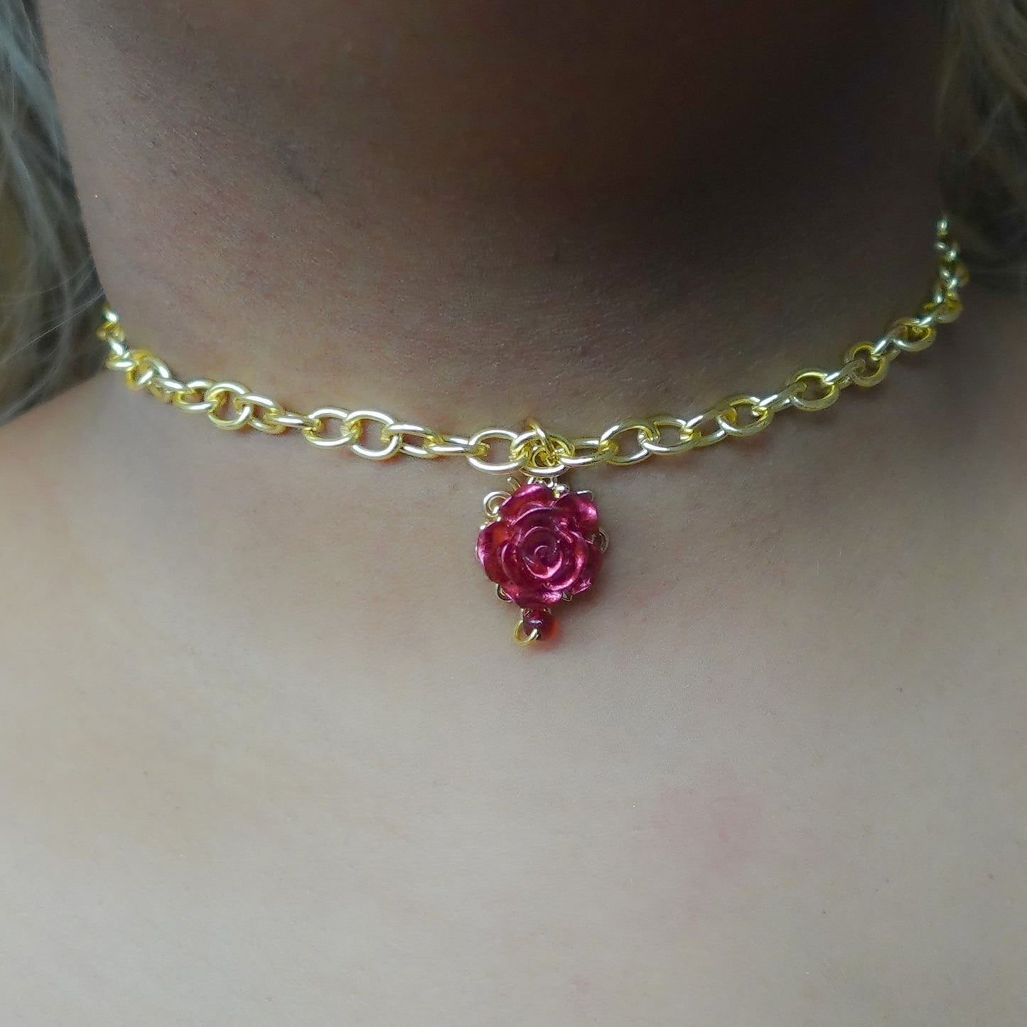 Little Rose Chain Necklace