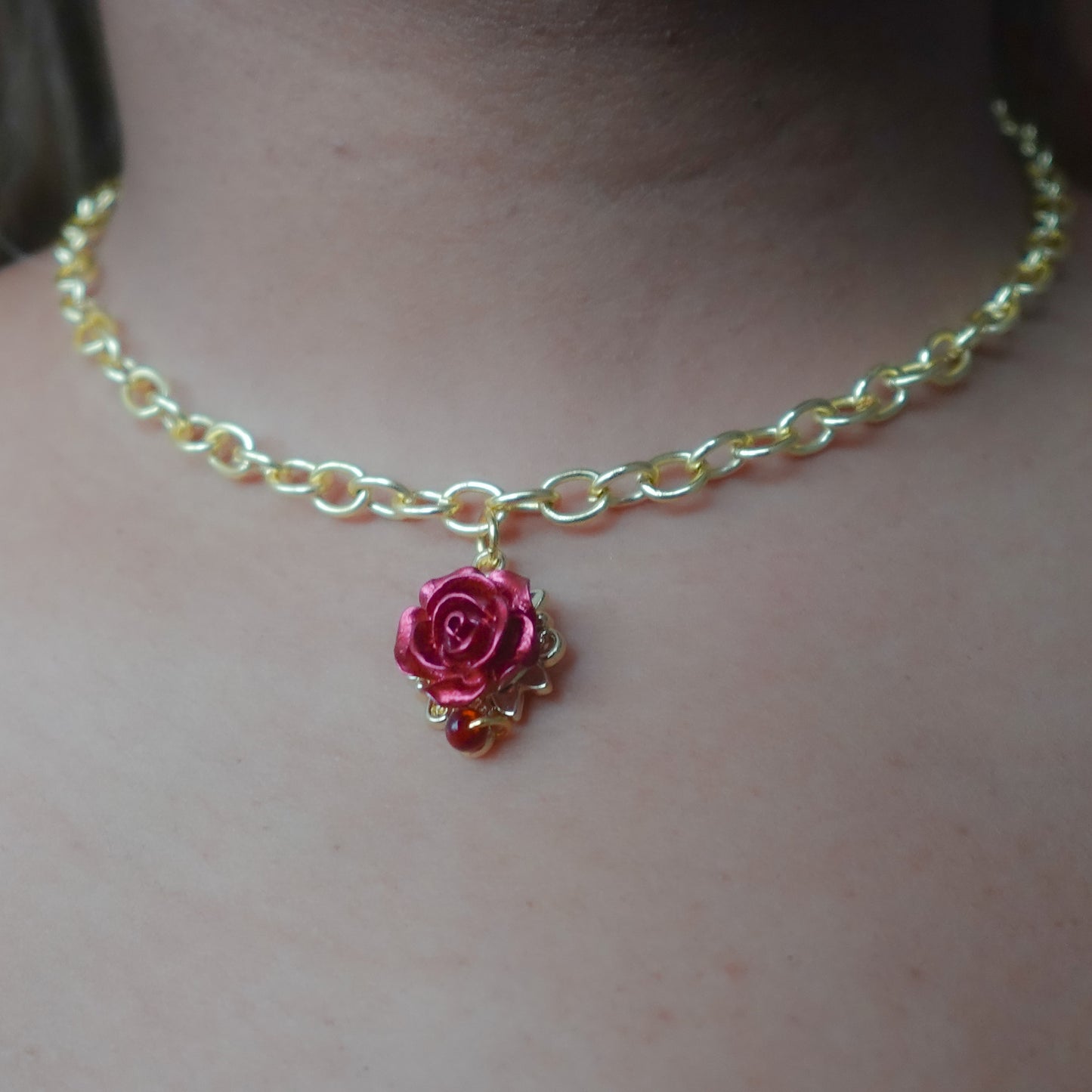 Little Rose Chain Necklace